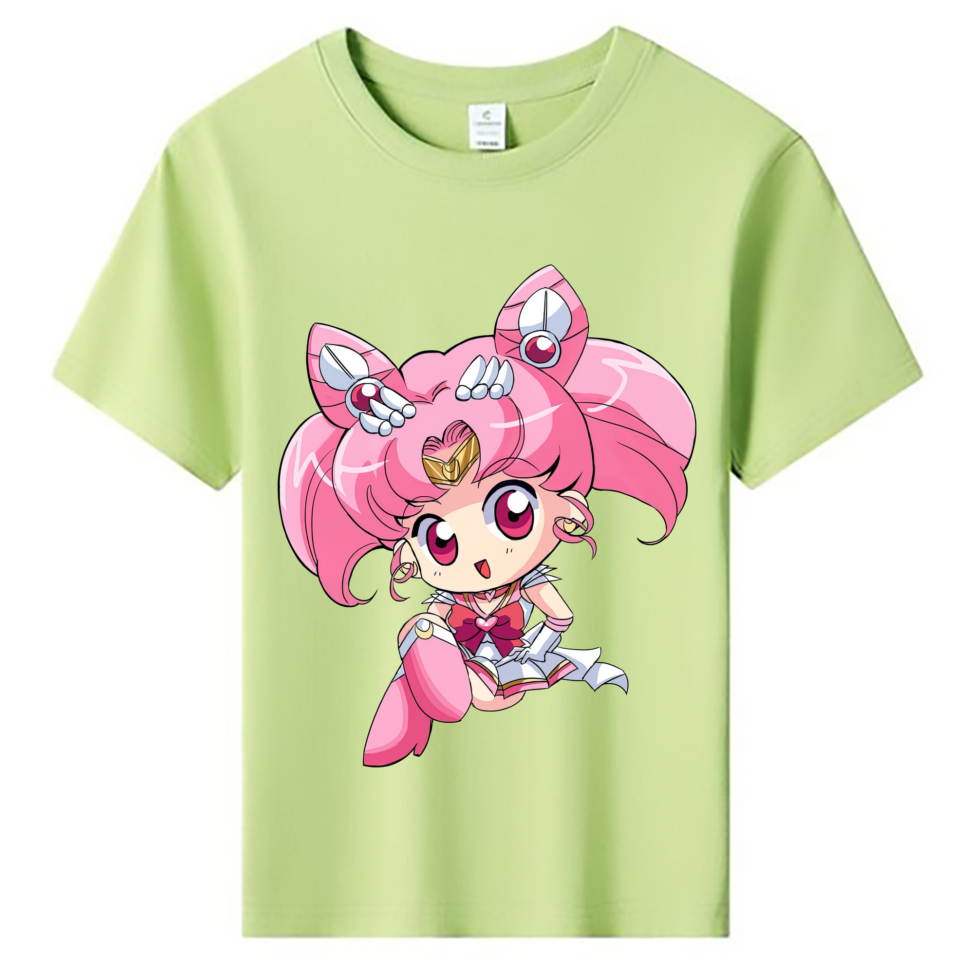（画像用） 美少女戦士セーラームーン ちびうさ Sailor Moon Chibiusa Tsukino Usagi Small Lady Serenity 綿100％キッズTシャツ（フロントプリント）